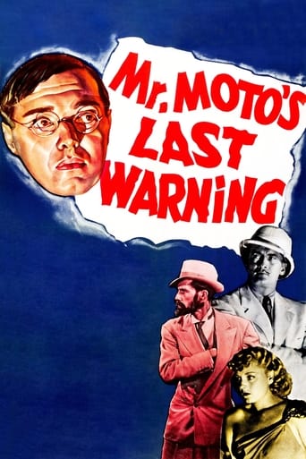 Poster of Mr. Moto's Last Warning