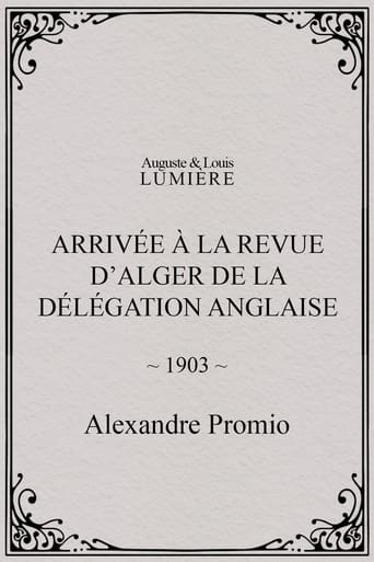 Poster of Arrivée à la revue d’Alger de la délégation anglaise