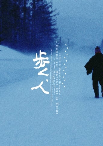 Poster of Man Walking on Snow