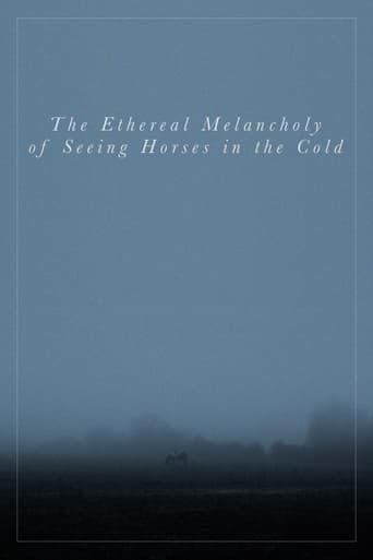 Poster of The Ethereal Melancholy of Seeing Horses in the Cold