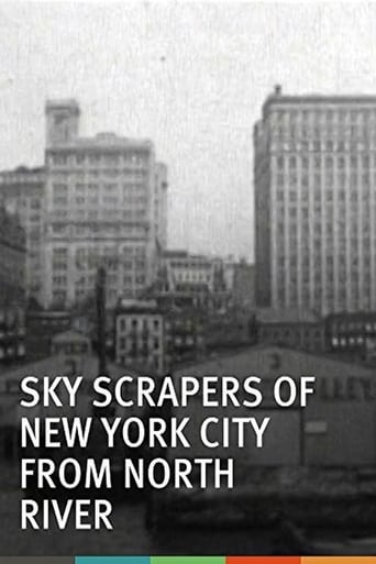 Poster of Skyscrapers of New York City, from the North River