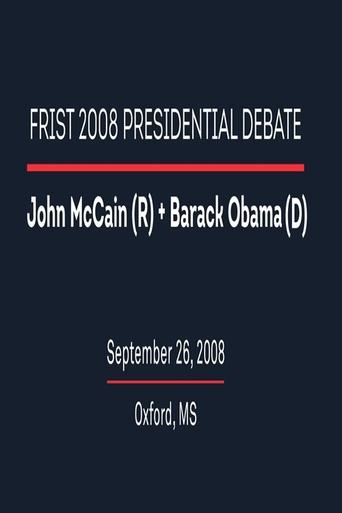 Poster of 2008 First Presidential Debate