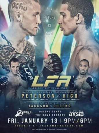 Poster of Legacy Fighting Alliance 1: Peterson vs. Higo