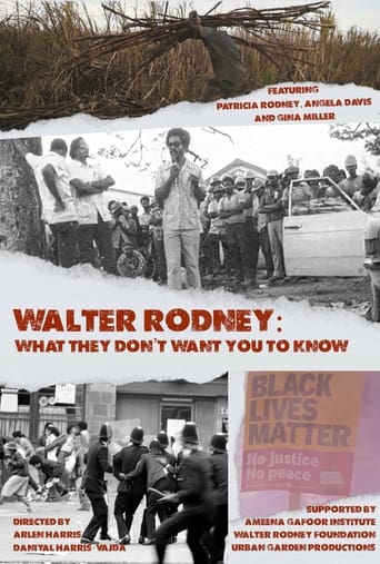 Poster of Walter Rodney: What They Don’t Want You to Know