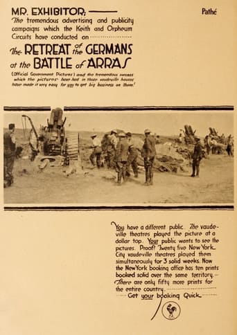 Poster of The German Retreat and the Battle of Arras