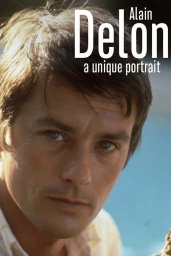 Poster of Alain Delon, a unique portrait