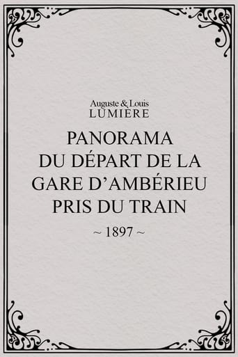 Poster of Panorama du départ de la gare d’Ambérieu pris du train (temps de neige)