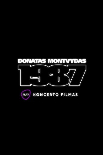 Poster of Donatas Montvydas. 1987. Concert Film