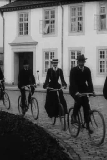 Poster of The Royals on Bicycles in Fredensborg Castle