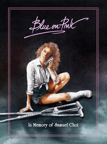 Poster of Blue on Pink