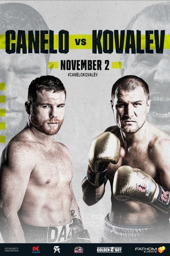 Poster of Canelo Alvarez vs. Sergey Kovalev