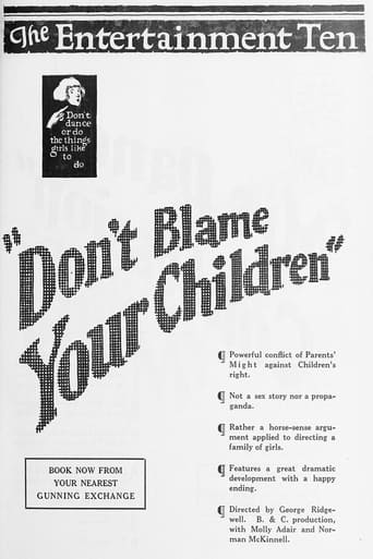 Poster of Don't Blame Your Children