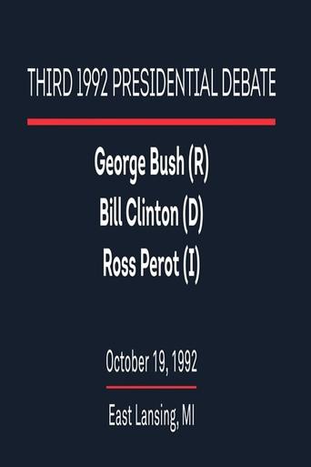 Poster of 1992 Third Presidential Debate