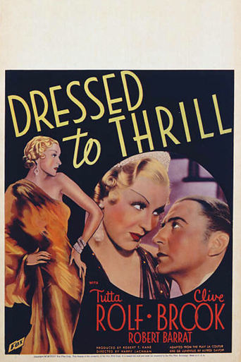 Poster of Dressed to Thrill