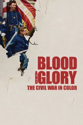 Poster of Blood and Glory: The Civil War in Color