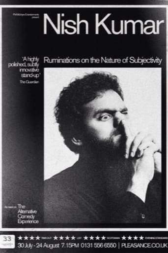 Poster of Nish Kumar - Ruminations on the Nature of Subjectivity