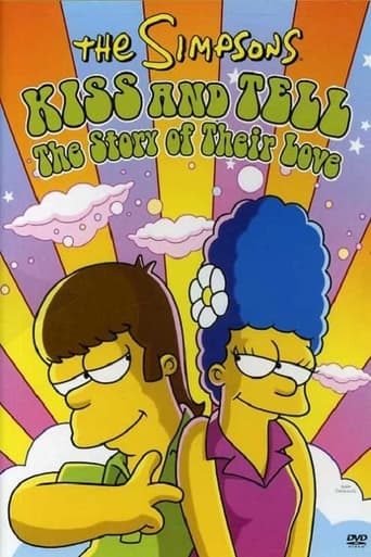 Poster of The Simpsons - Kiss and Tell: The Story of Their Love