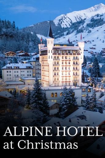 Poster of Alpine Hotel at Christmas