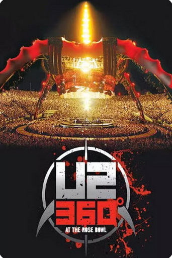 Poster of u2 360 tour - under the rainy belgium sky