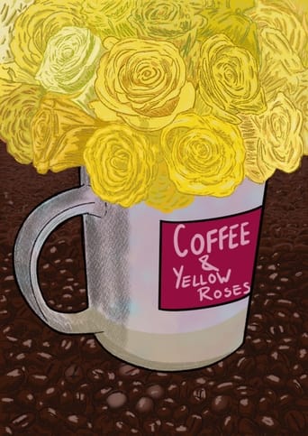 Poster of Coffee and Yellow Roses