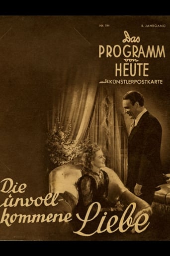 Poster of Die unvollkommene Liebe