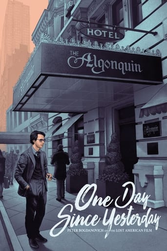 Poster of One Day Since Yesterday: Peter Bogdanovich & the Lost American Film