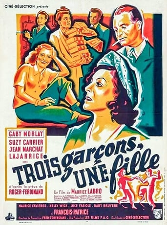 Poster of Three Boys, One Girl