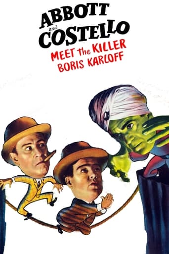 Poster of Bud Abbott and Lou Costello Meet the Killer, Boris Karloff