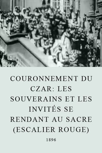 Poster of Les souverains et les invités se rendant au sacre (escalier rouge)