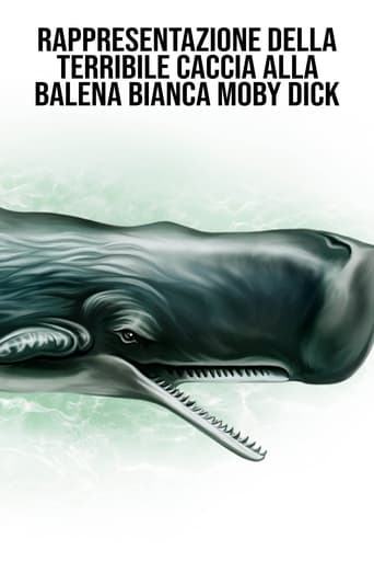 Poster of Rappresentazione della terribile caccia alla balena bianca Moby Dick