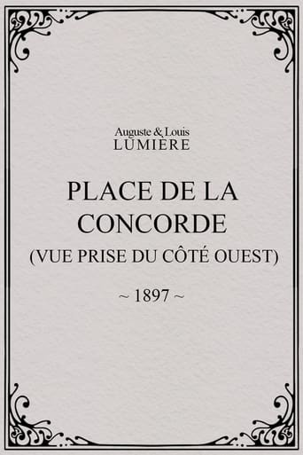 Poster of Place de la Concorde (vue prise du côté ouest)