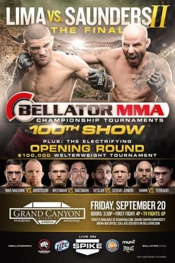 Poster of Bellator 100: Lima vs. Saunders