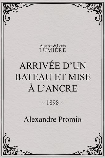 Poster of Arrivée d’un bateau et mise à l’ancre