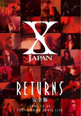 Poster of X JAPAN RETURNS 1993.12.30 Tokyo Dome 2 Days Live