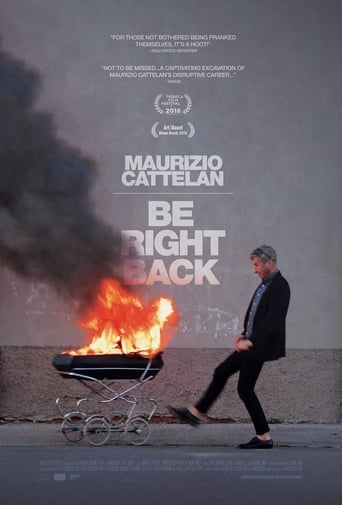 Poster of Maurizio Cattelan: Be Right Back