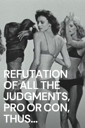 Poster of Refutation of All the Judgements, Pro or Con, Thus Far Rendered on the Film "The Society of the Spectacle"