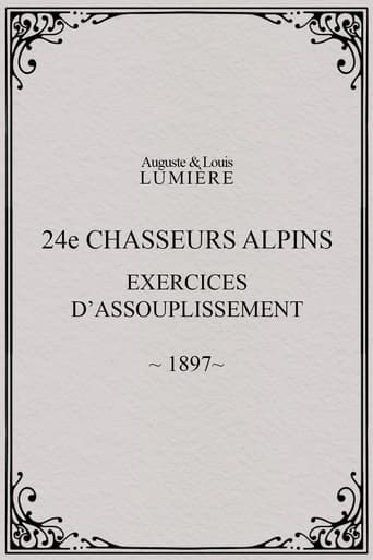 Poster of 24ème chasseurs alpins : exercices d’assouplissement