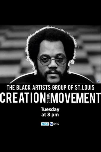 Poster of The Black Artists' Group: Creation Equals Movement