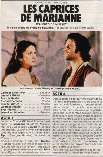 Poster of Les caprices de Marianne