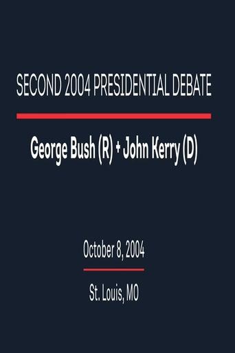 Poster of 2004 Second Presidential Debate