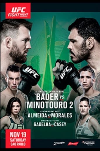 Poster of UFC Fight Night 100: Bader vs. Nogueira 2