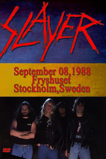 Poster of Slayer: Live at Fryhuset - Stockholm, Sweden - 9/8/1988