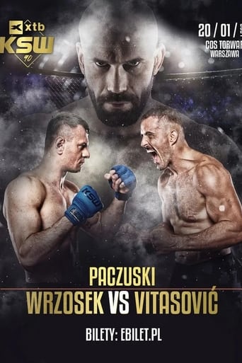 Poster of KSW 90: Wrzosek vs. Vitasović