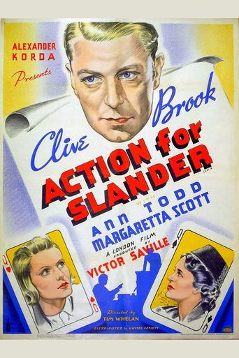 Poster of Action for Slander