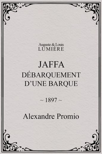 Poster of Jaffa : débarquement d’une barque