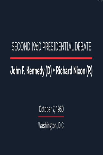 Poster of 1960 Second Presidential Debate