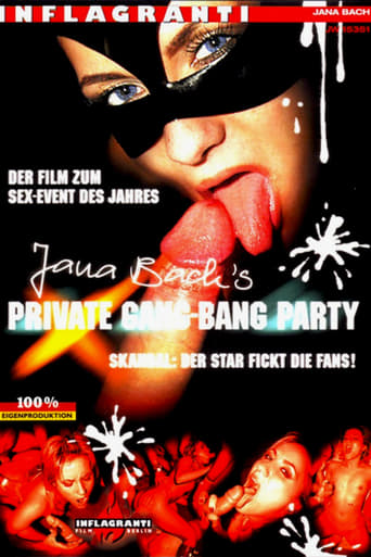 Poster of Jana Bach's private Gang-Bang Party