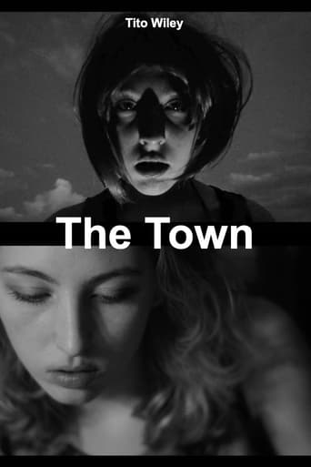 Poster of The Town - black and white horror