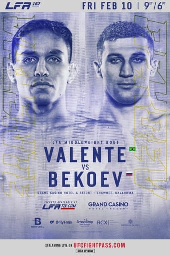 Poster of LFA 152: Valente vs. Bekoev