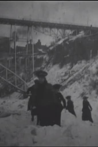 Poster of Crossing Ice Bridge at Niagara Falls